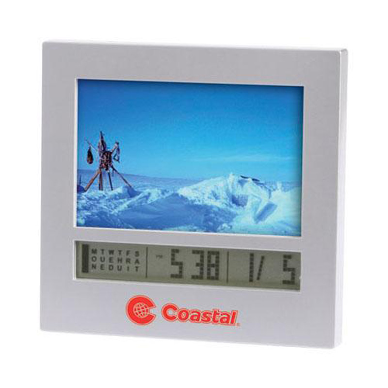 Photo Frame Digital Calendar Alarm Clock