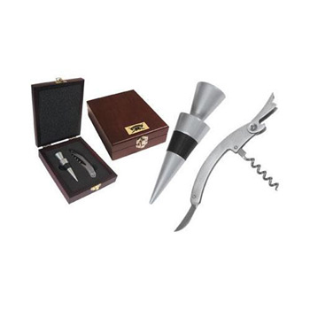 2-Piece Wine Gift Set in Rosewood Box