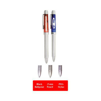 3-in-1 Pen PDA Stylus with Translucent Trim