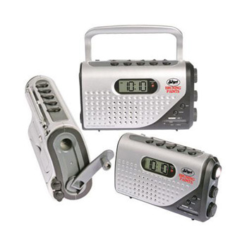 Dynamo Self-Powered Alarm Clock Radio